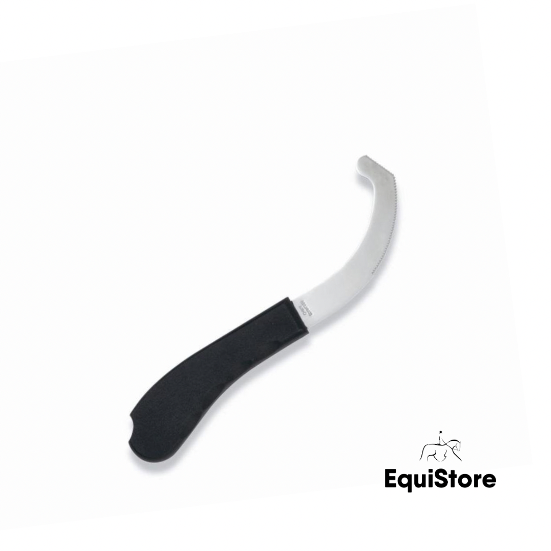 Bot egg knife for removing bot eggs from horses legs