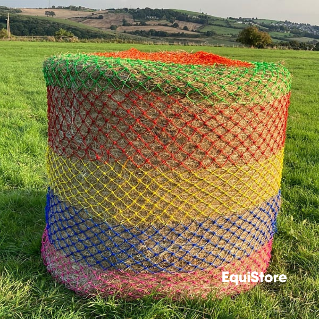Elico Wild Boar Large Bale Net - Rainbow
