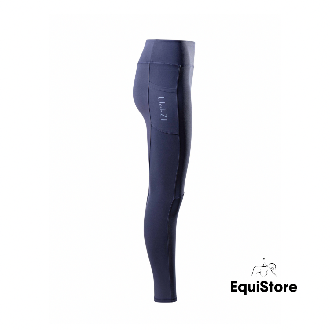 Jod-Z Girls horse riding leggings in Admiral Navy colour