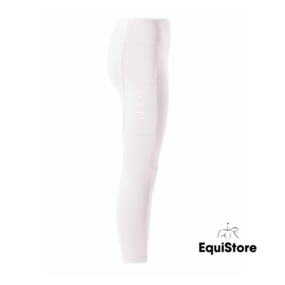 Jod-Z Girls horse riding leggings -The Ultimate White