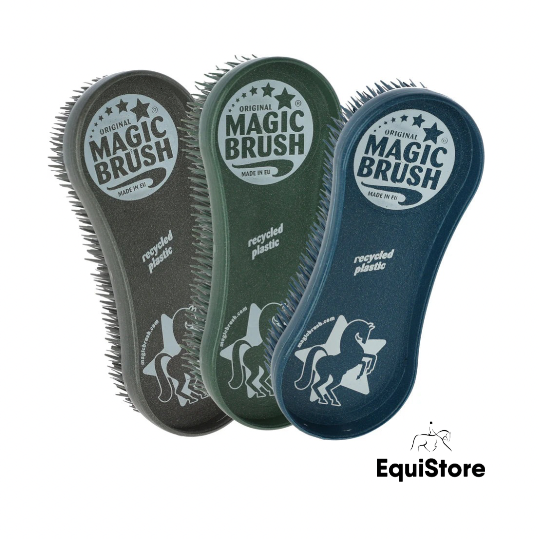 Magic brush set for horses, in cornflowers colours