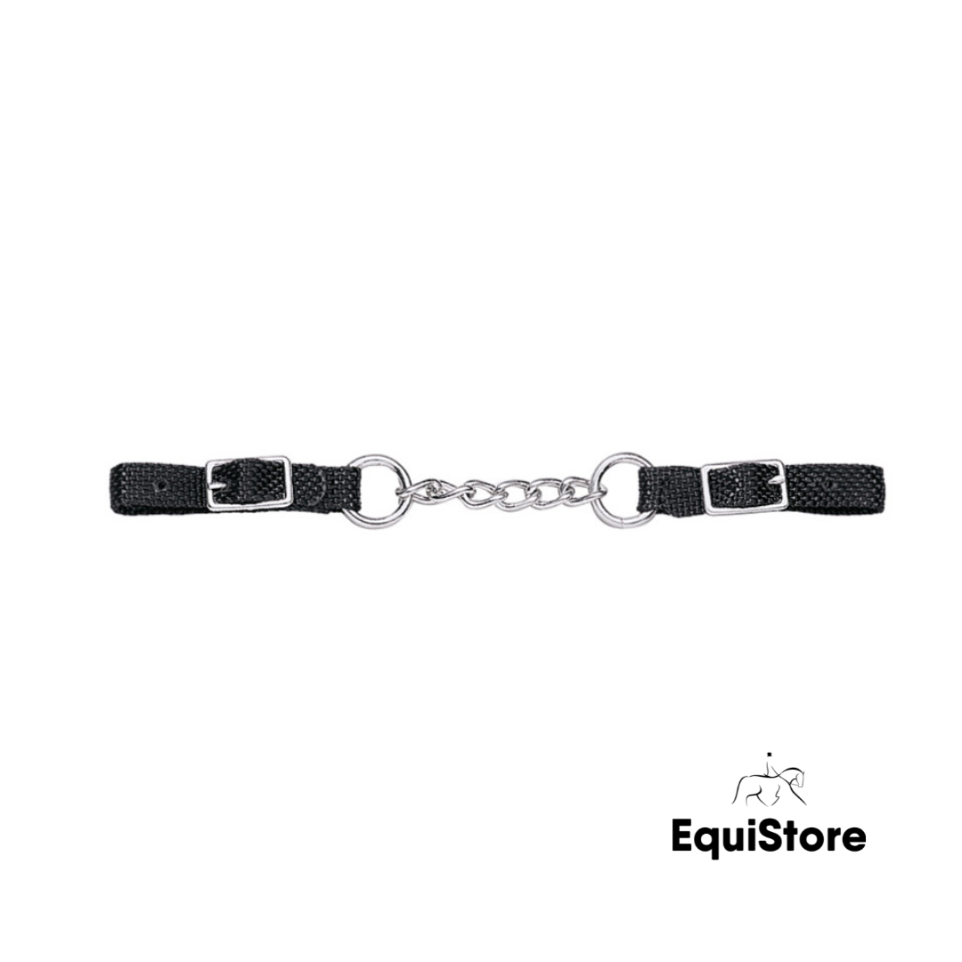 Perlon curb chain for horses