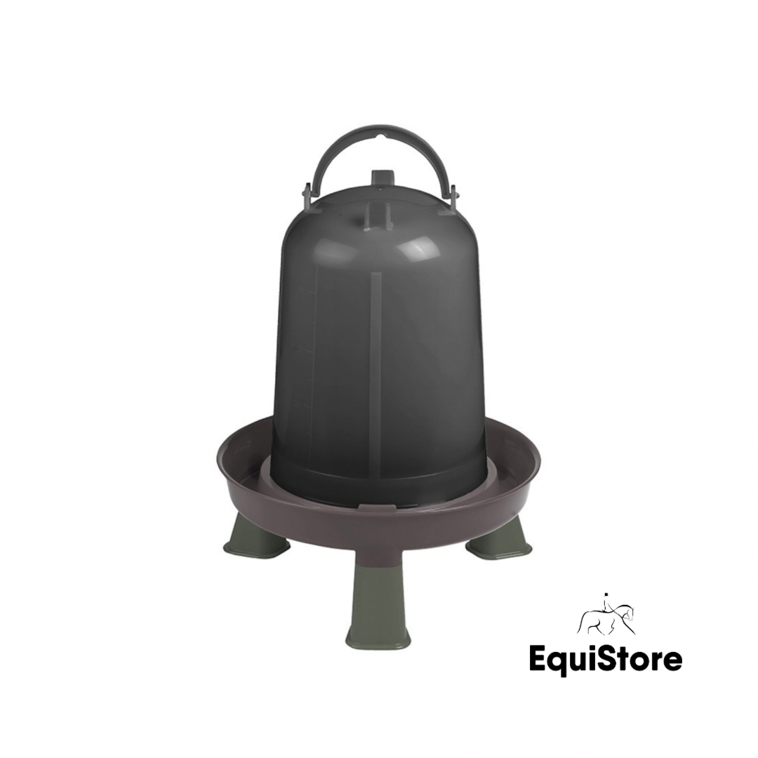 Recycled Plastic Poultry Drinker with Legs - 5 litre