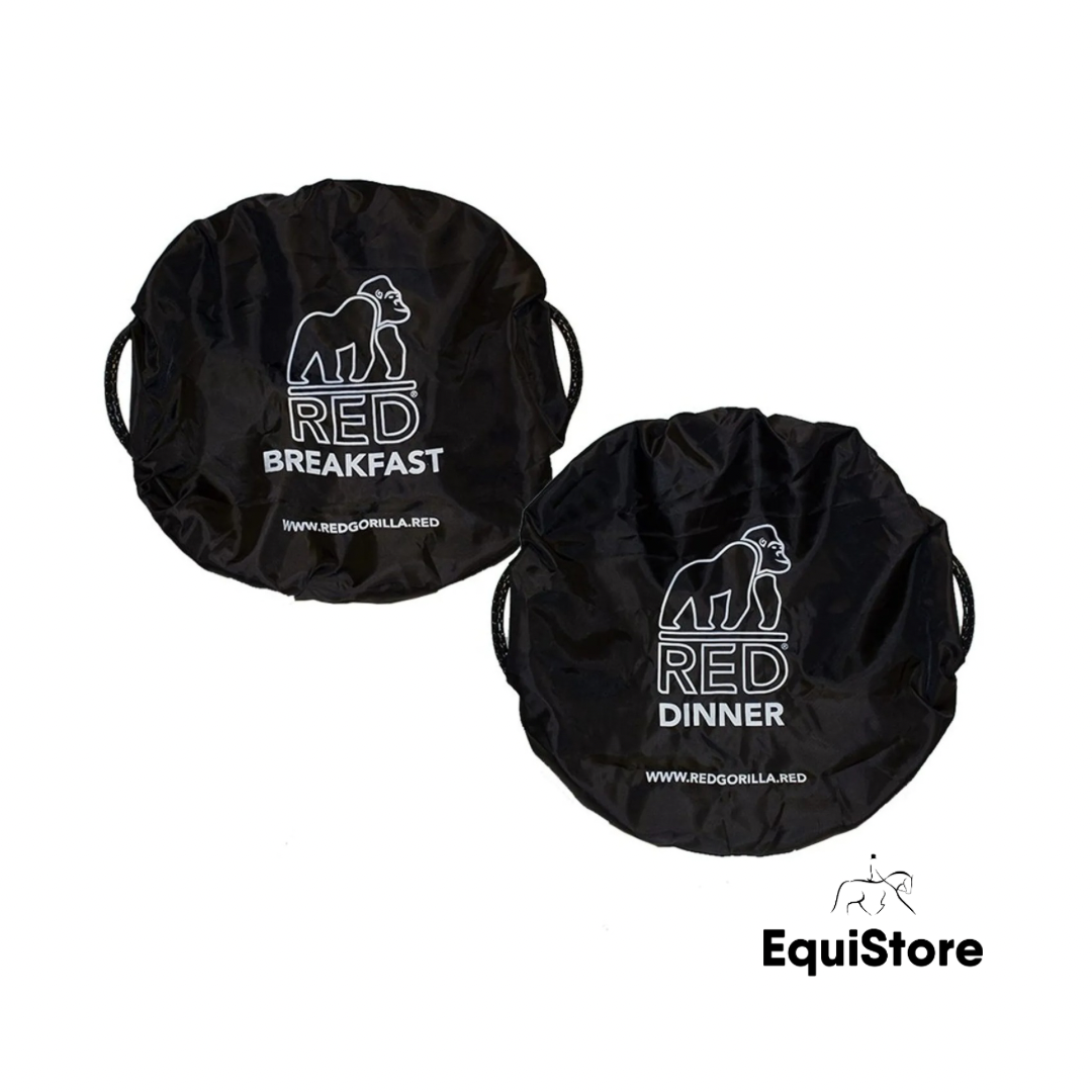Tub trugs cover in black, breakfast and dinner