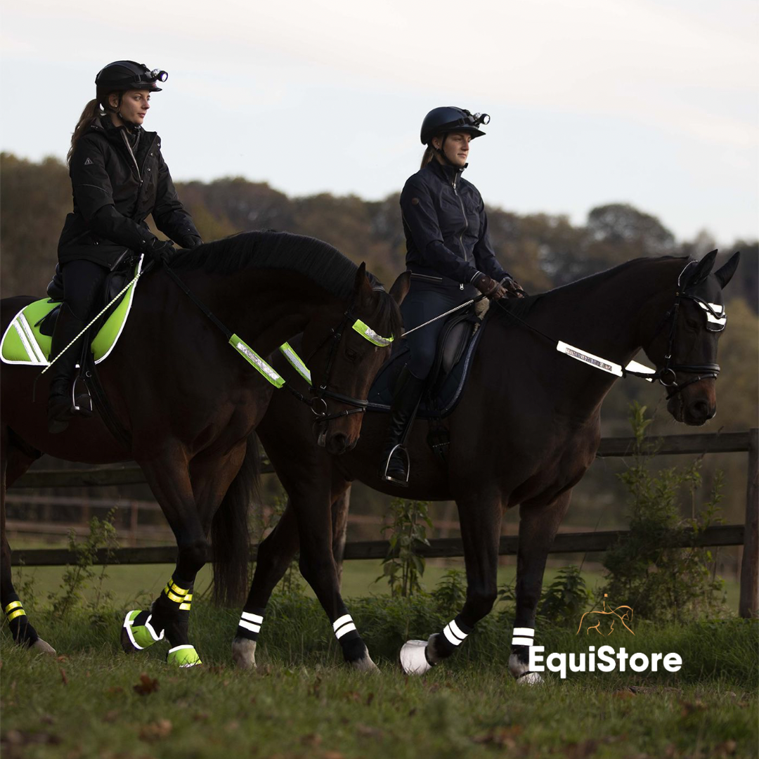 Reflex Bridle Set - Neon Yellow high-viz for horses