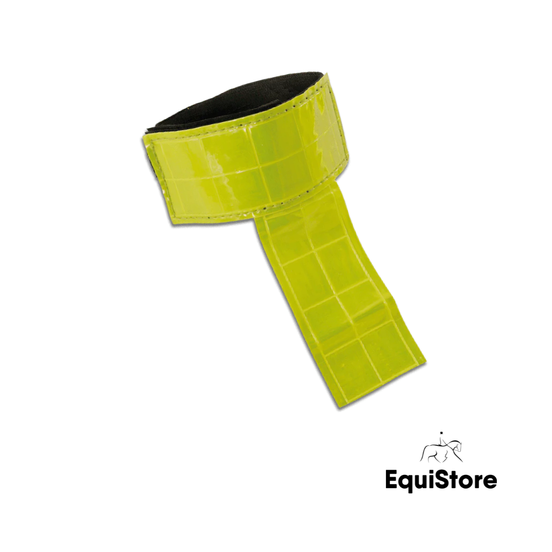 Reflex Tail Cord - Neon Yellow. High visibility for horses