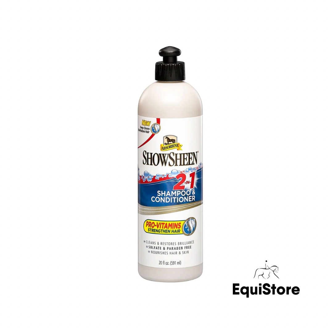 ShowSheen 2 in 1 Shampoo and Conditioner for showing horses and ponies