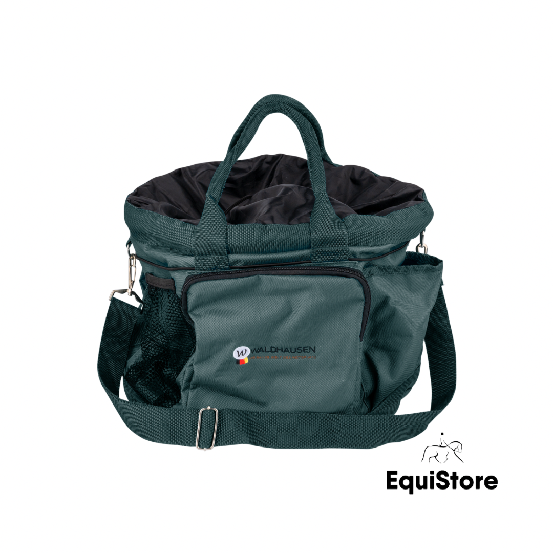 Waldhausen Grooming Bag for your horses grooming brushes, in green