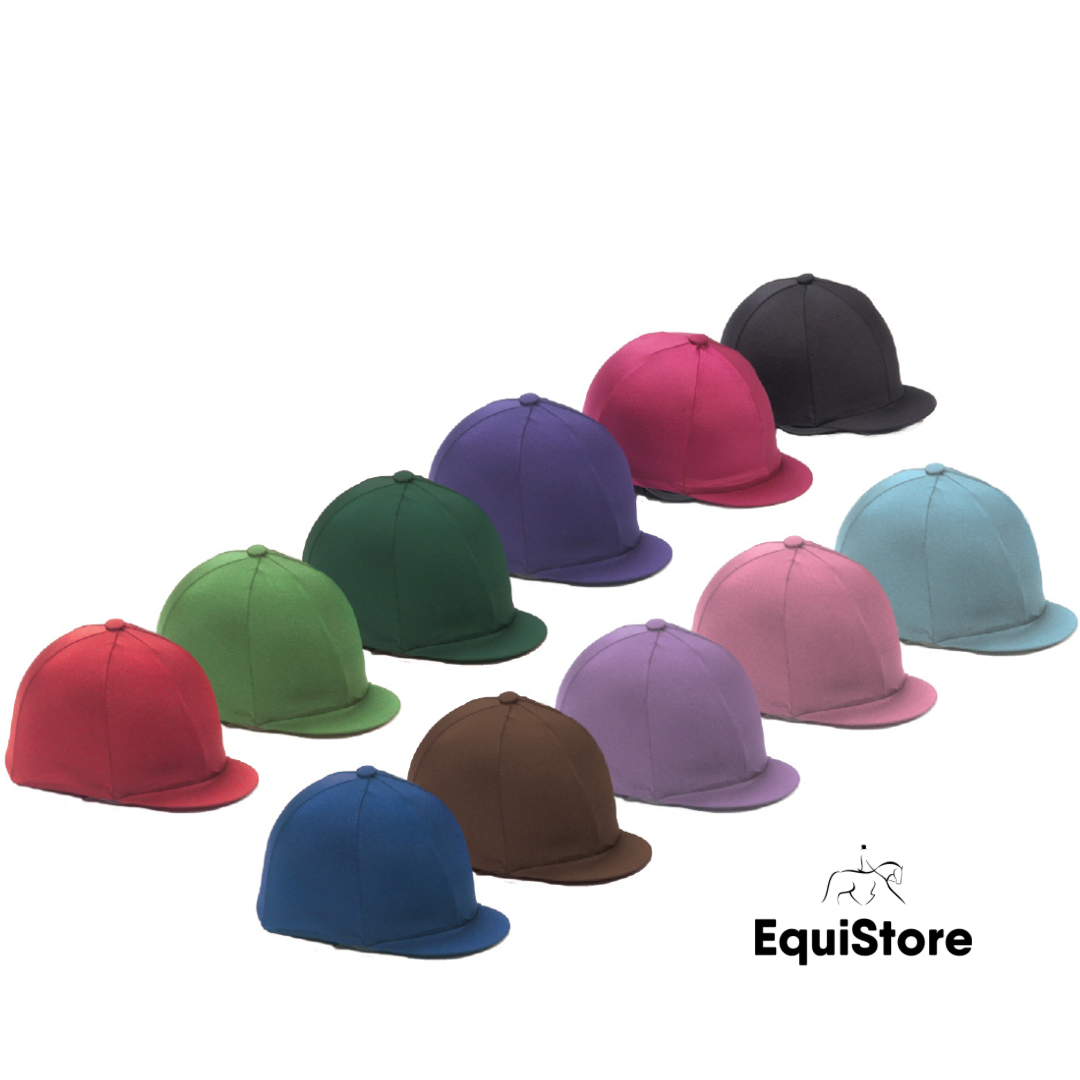 Capz Lycra Plain Hat Cover for horse riding