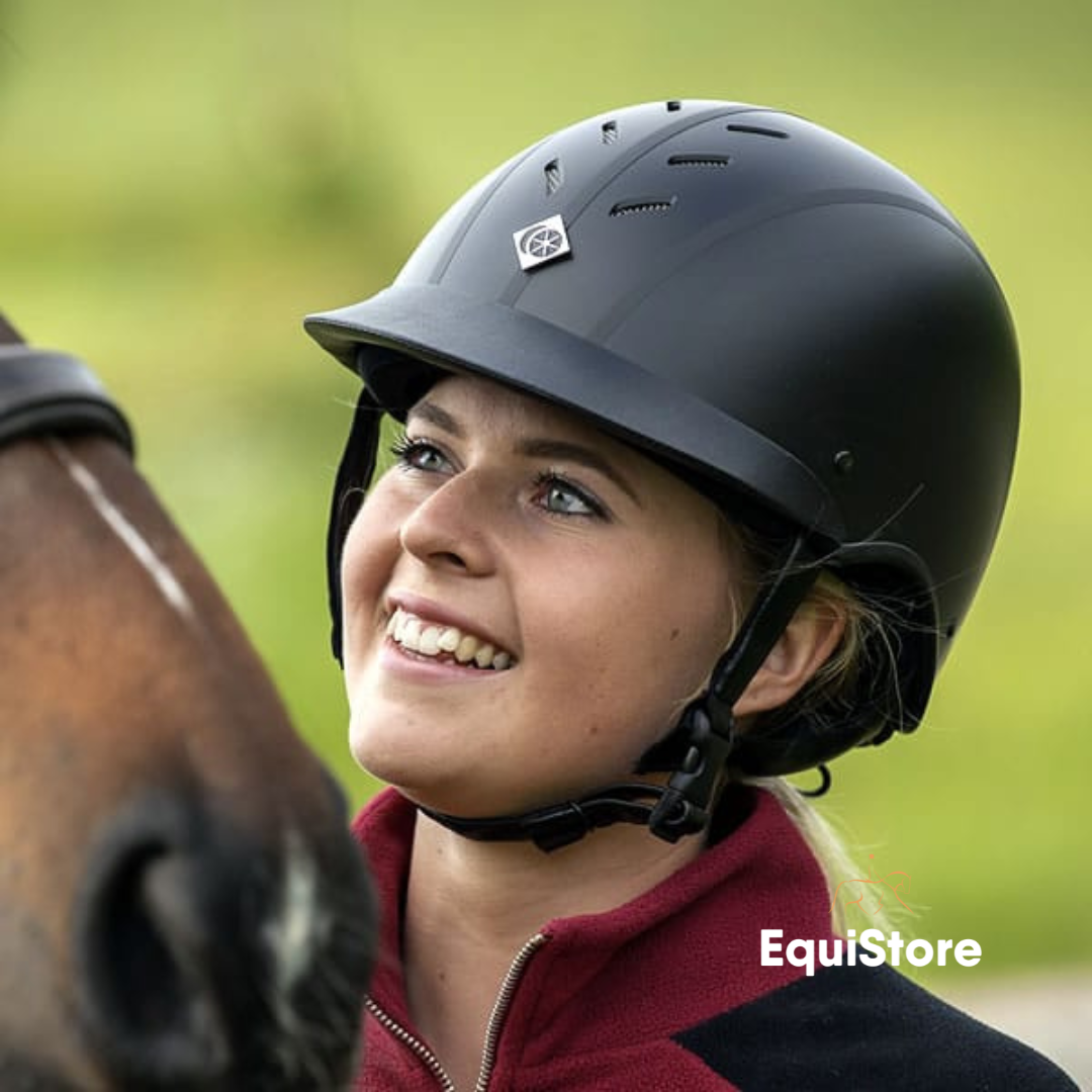 Charles Owen My PS horse riding helmet with MIPS technology