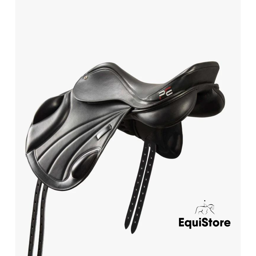 Premier Equine Deauville Leather Monoflap Black Cross Country Saddle