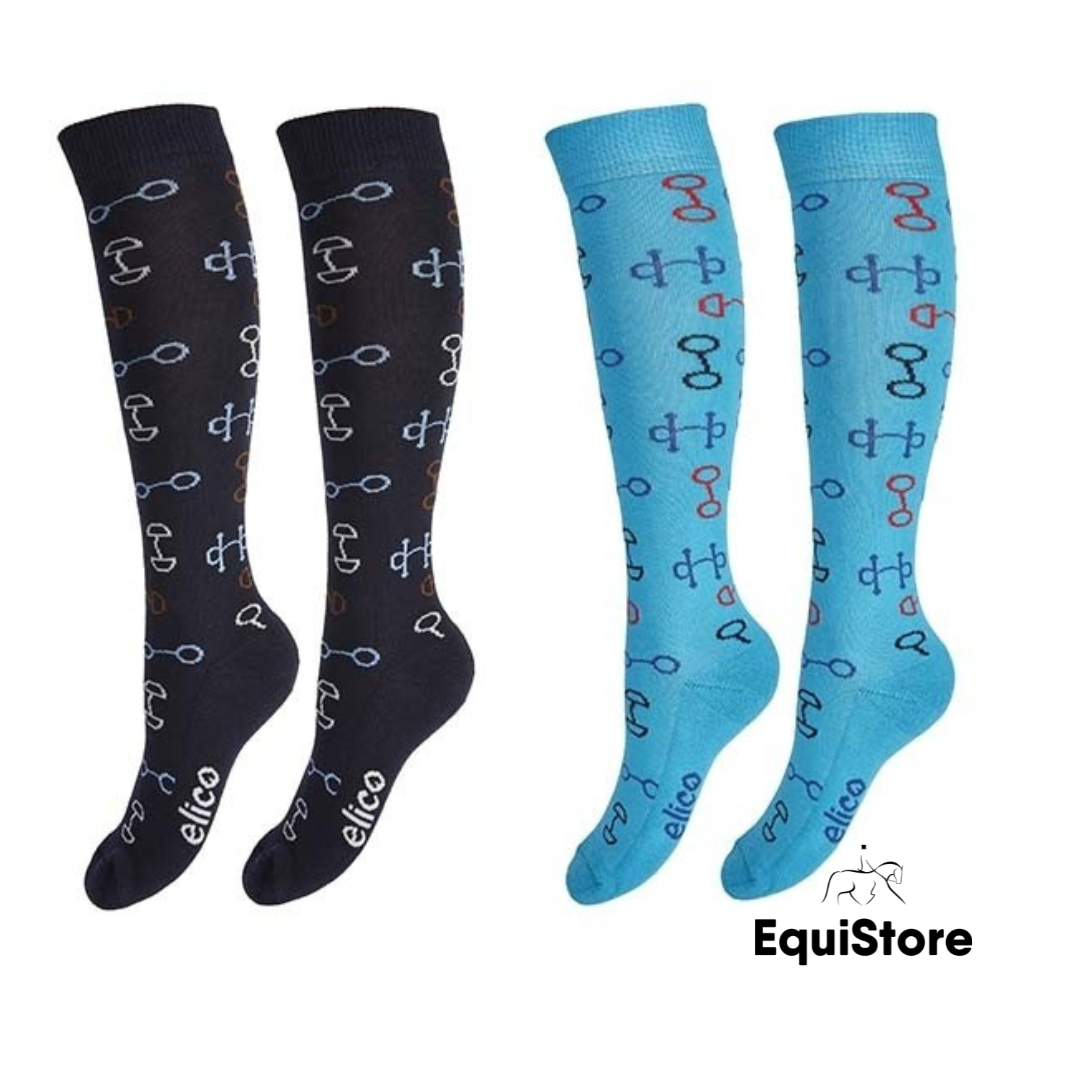 Elico Equestrian Socks 2 Pack Verona