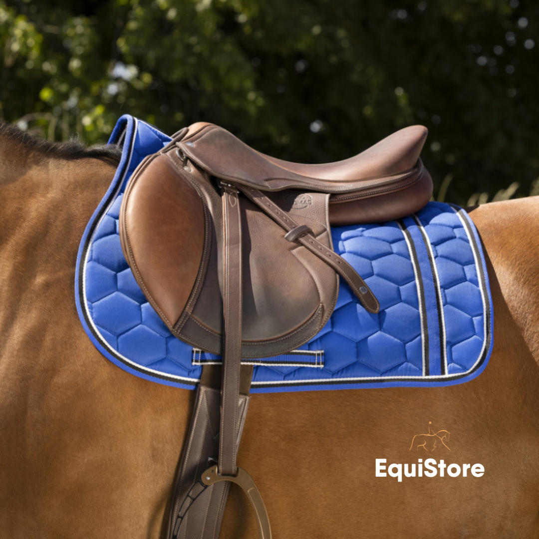 Equitheme Ligne Saddle Pad - GP Electric Blue