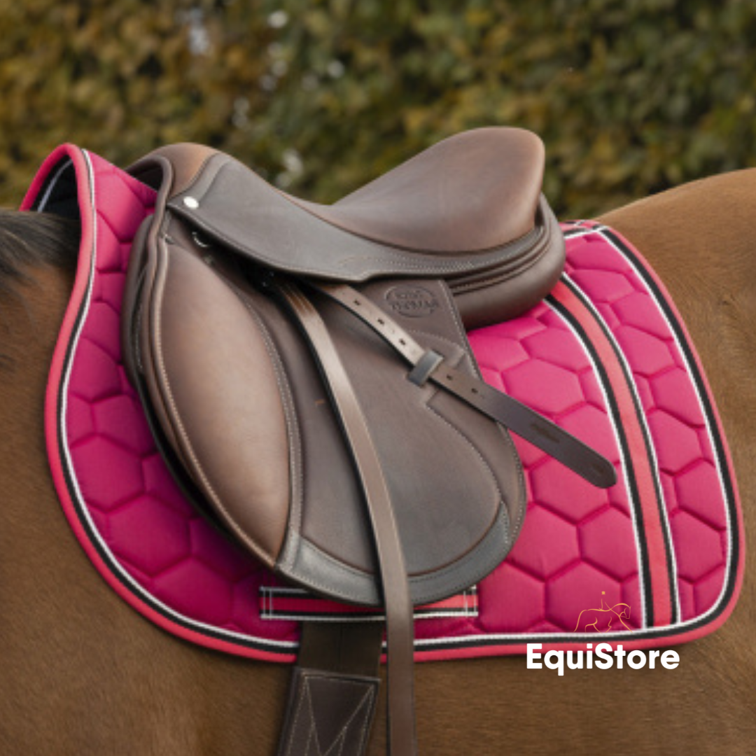 Equitheme Ligne Saddle Pad - GP Raspberry