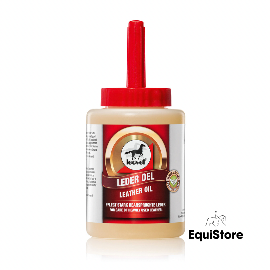 Leovet Leather Oil for renourishing your horses tack.