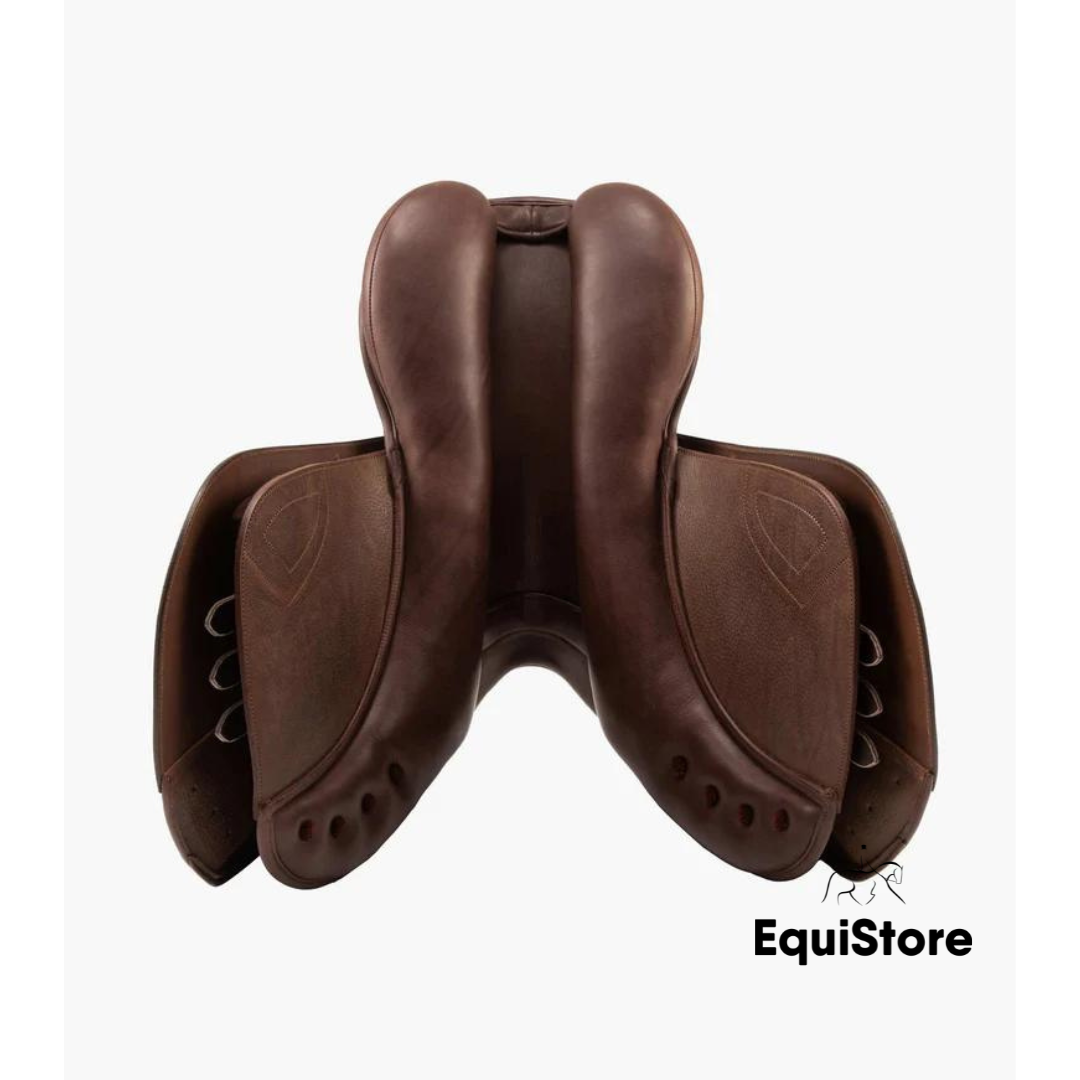 Premier Equine Lyon Leather Brown Close Contact Jump Saddle