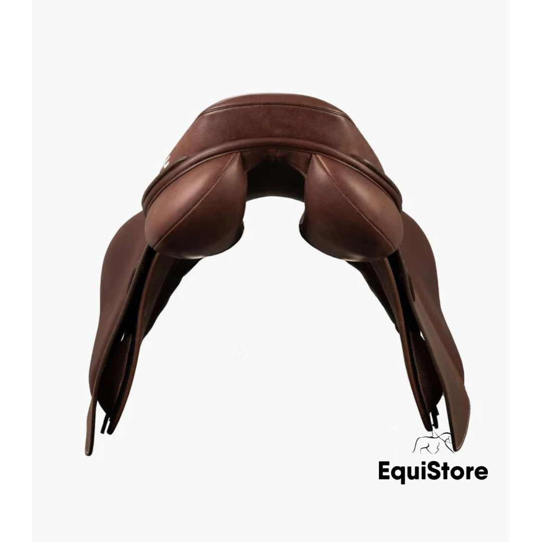 Premier Equine Lyon Leather Brown Close Contact Jump Saddle