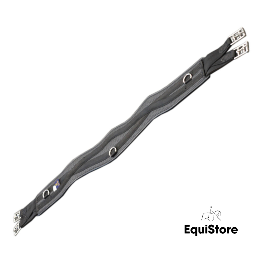 Mackey Shaped Waffle Girth an ergonomic girth for your horse.