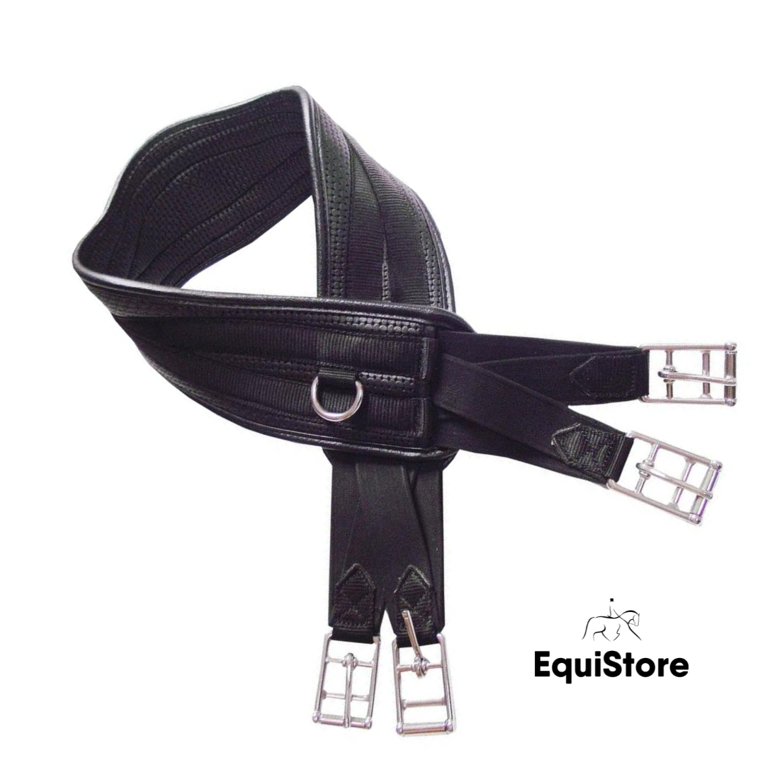 Mackey Shaped Waffle Girth an ergonomic girth for your horse.