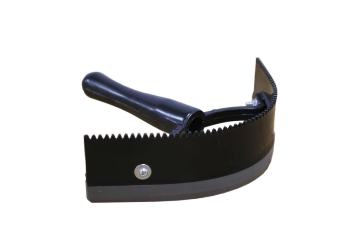 Plastic Sweat Scraper with Teeth