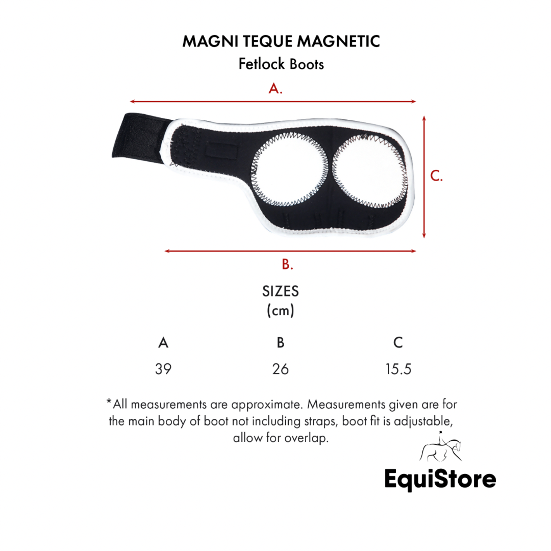 Premier Equine Magni-Teque Magnetic Fetlock Boots for magnet therapy for horses
