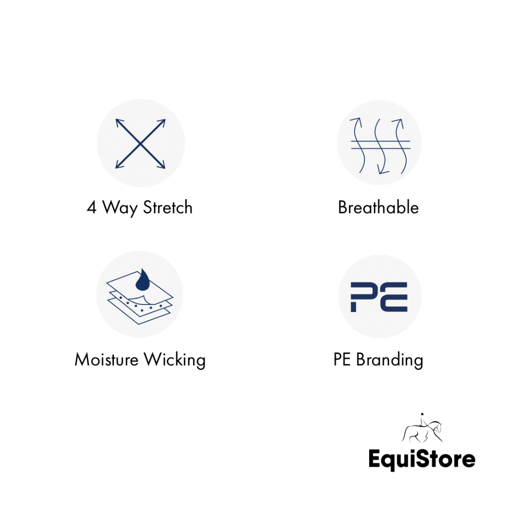 Premier Equine Ombretta Ladies Technical Horse Riding Top details
