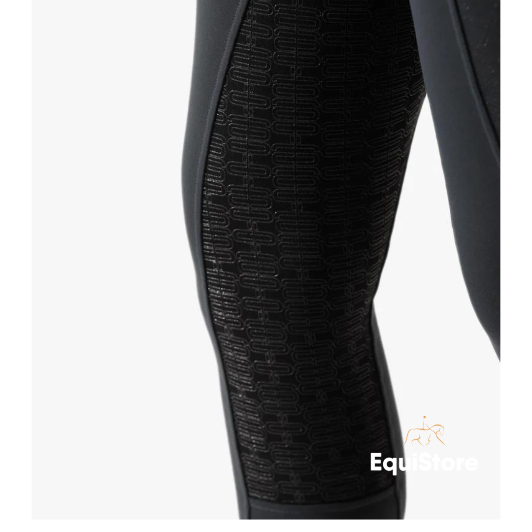 Premier Equine Ronia Ladies Gel Pull On Riding Jodhpur Tights in charcoal