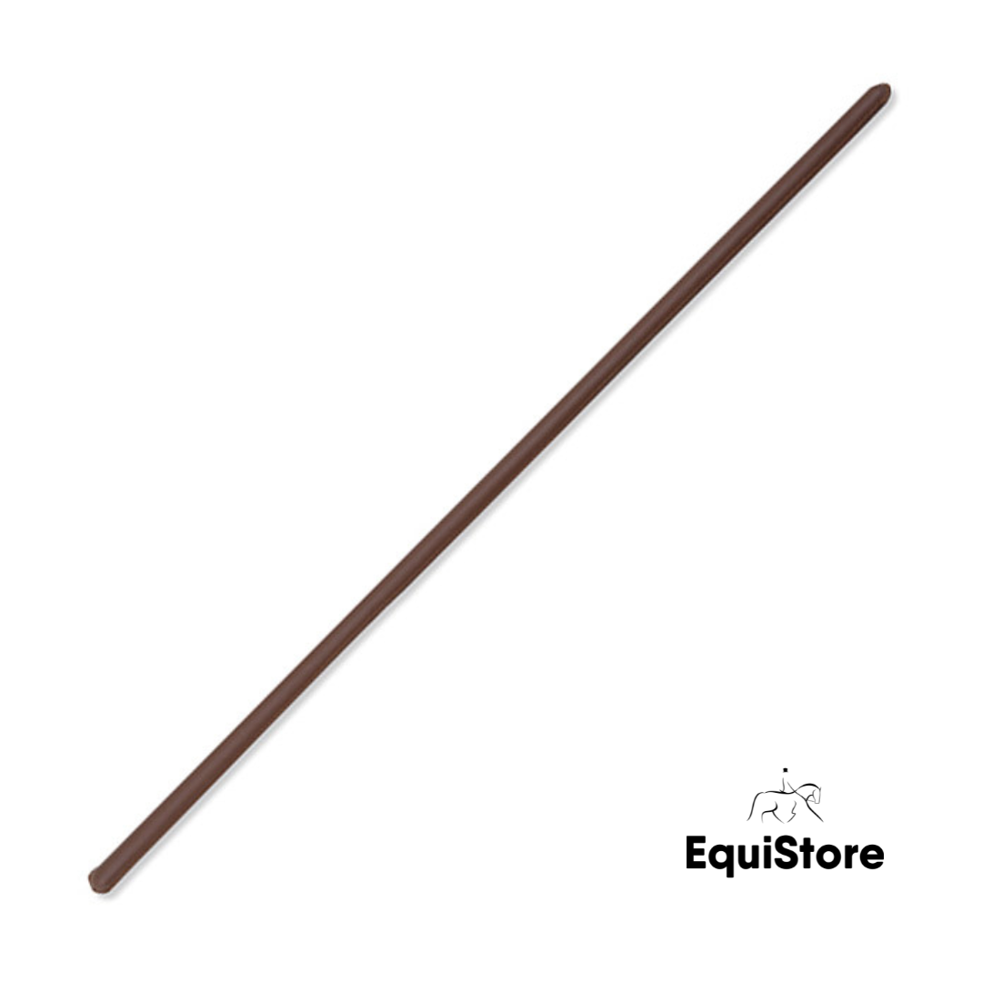 Shires Plain Leather Show Cane in brown for showing horse