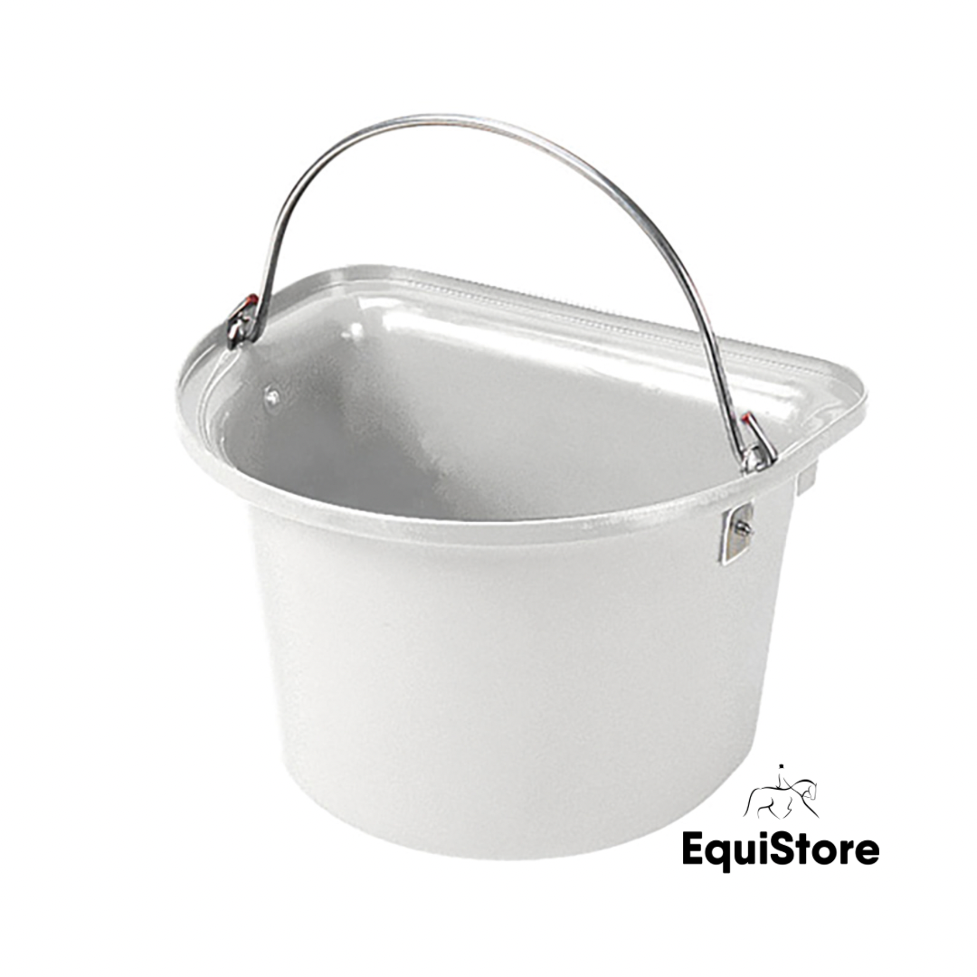 Stubbs 15 Litre Flat Sided Bucket in white