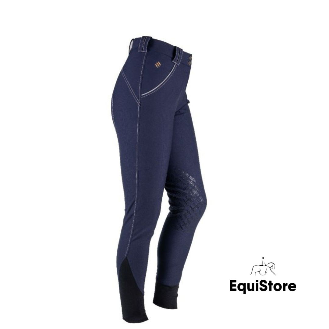 Tesoro Vita Rotondo Horse Riding Breeches - Navy