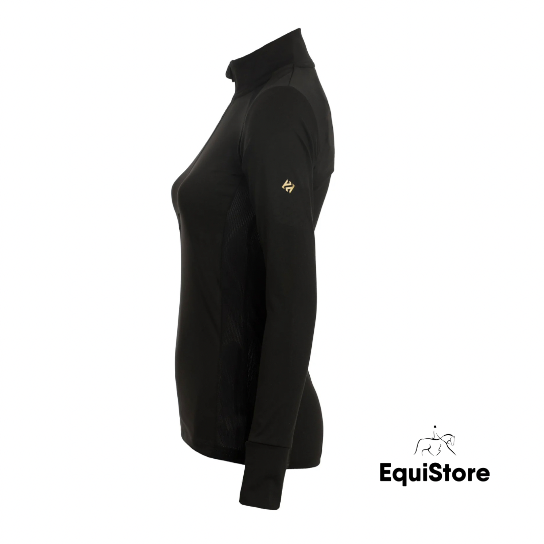 Tesoro Vita Solonas Technical Base Layer for equestrians- Black