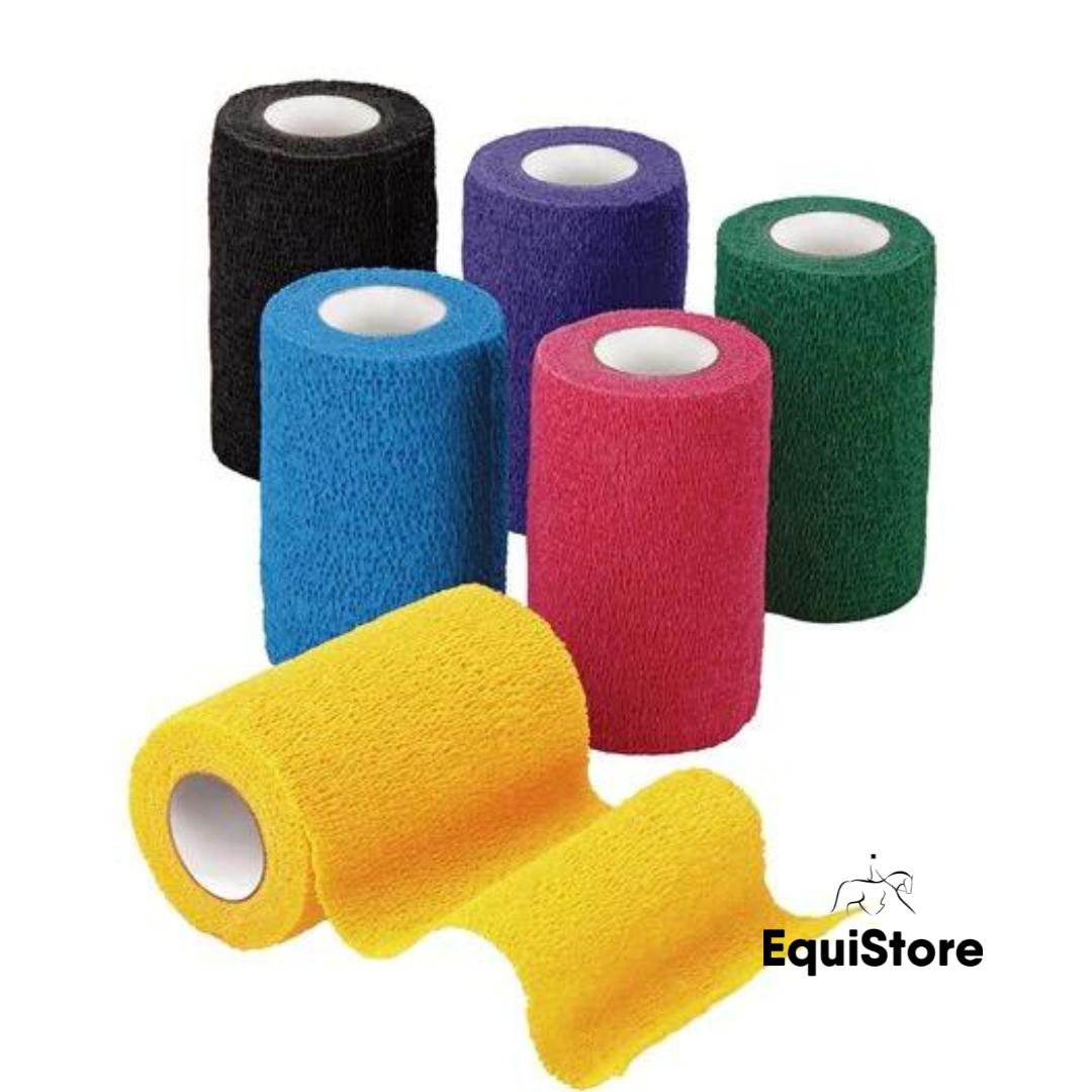 V-Flex Cohesive Bandage for your horses first aid kit. A Vetwrap style bandage.