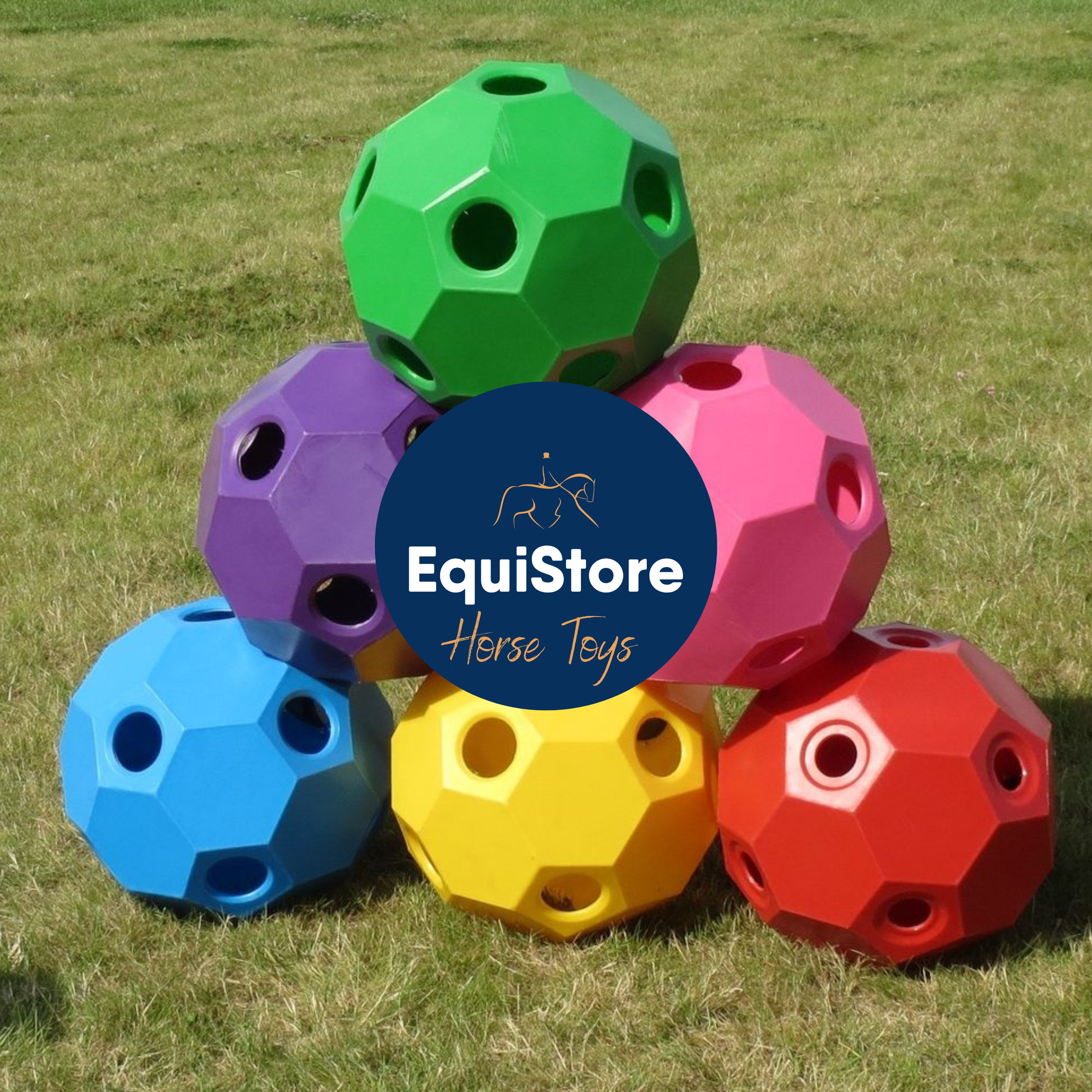 A range of horse toys to help alleviate boredom, available from EquiStore in Ireland. 