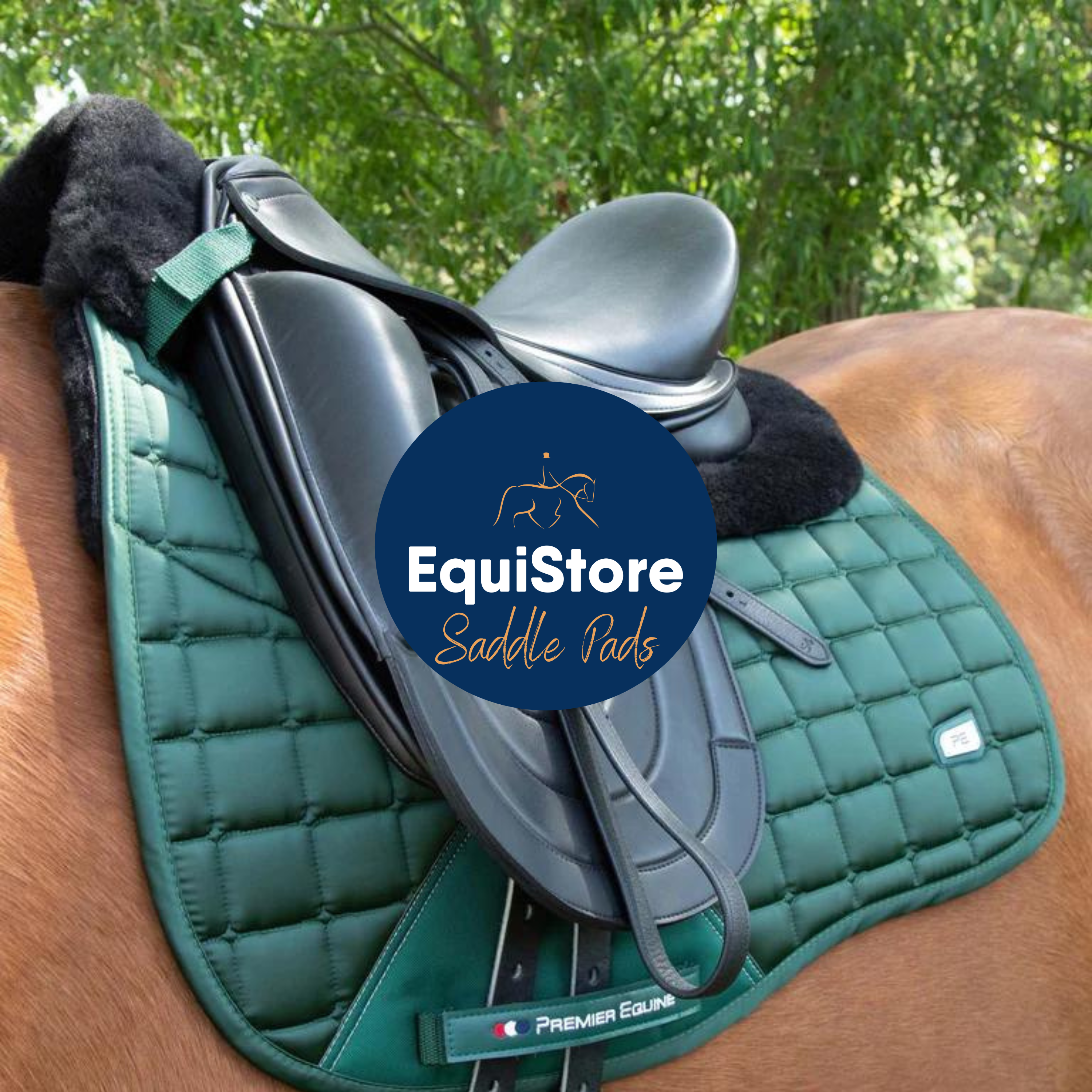 A wide selection of saddle pads and numnahs for your horse or pony, for all disciplines such as general purpose, jumping and dressage. Available in Ireland from Equistore. 