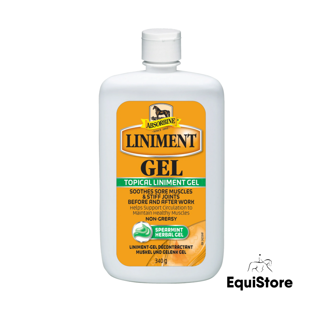 Absorbine Liniment Gel for soothing the muscles of horses and ponies 