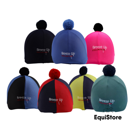 Breeze Up Lycra Hat Cover with Bobble