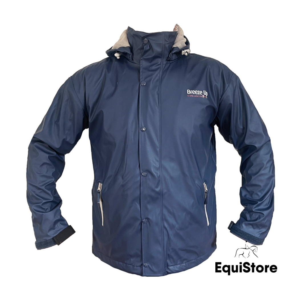 Breeze Up Monsoon Winter Jacket - Navy (LOGO)