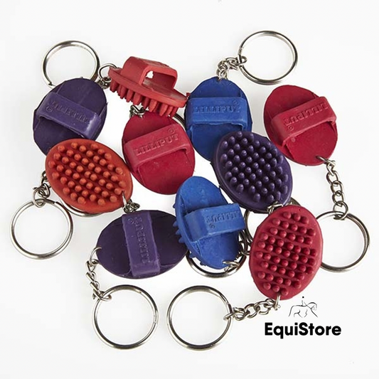 Elico Lilliput Grooming Brush Keyring for equestrians