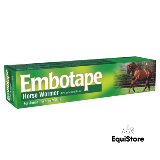 Embotape oral paste for de worming horses