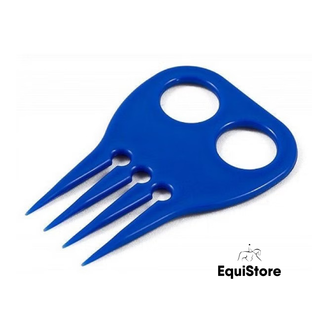 EquiSential Plaiting Aid for plaiting your  horse or pony, in blue