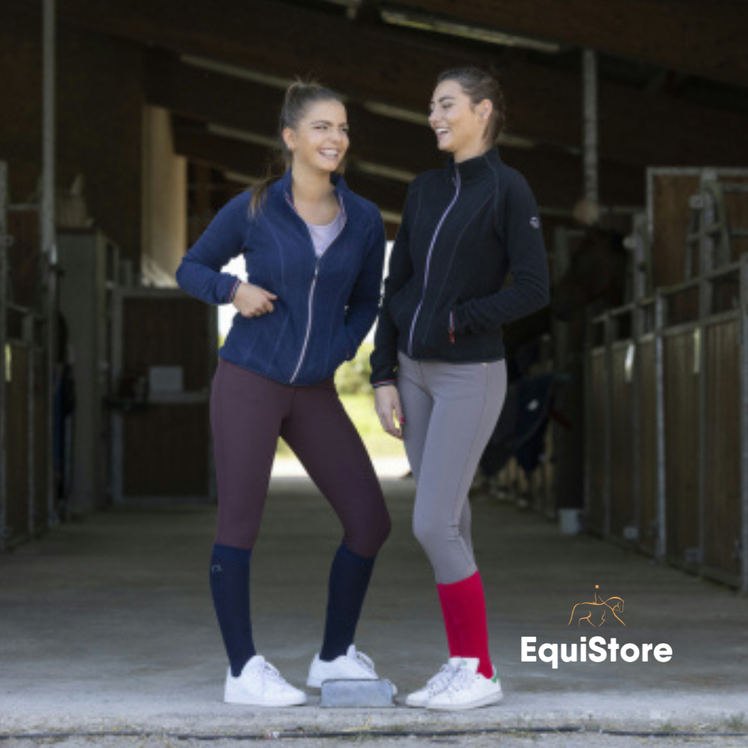 Equitheme Lena Fleece Riding Jacket for equestrians