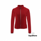 Equitheme Lena Fleece Riding Jacket in Red, for equestrians