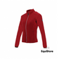 Equitheme Lena Fleece Riding Jacket in red, for equestrians