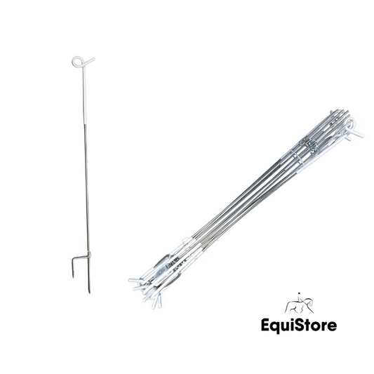 Fenceman Steel Post Pig Tail 8mm (10 pack) electric fencing supplies 