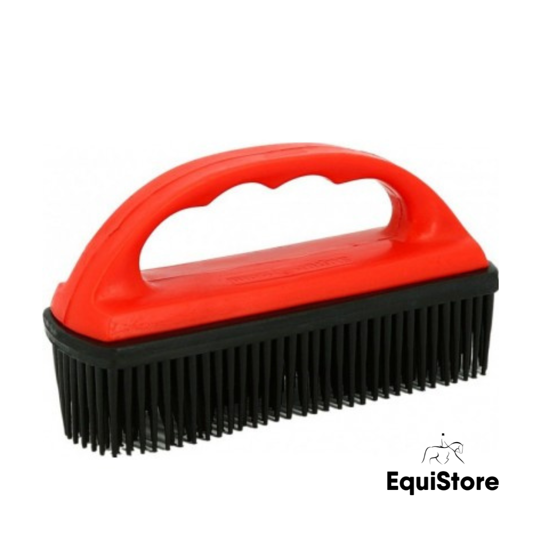 Hippotonic Rubber Saddle Pad Brush in red
