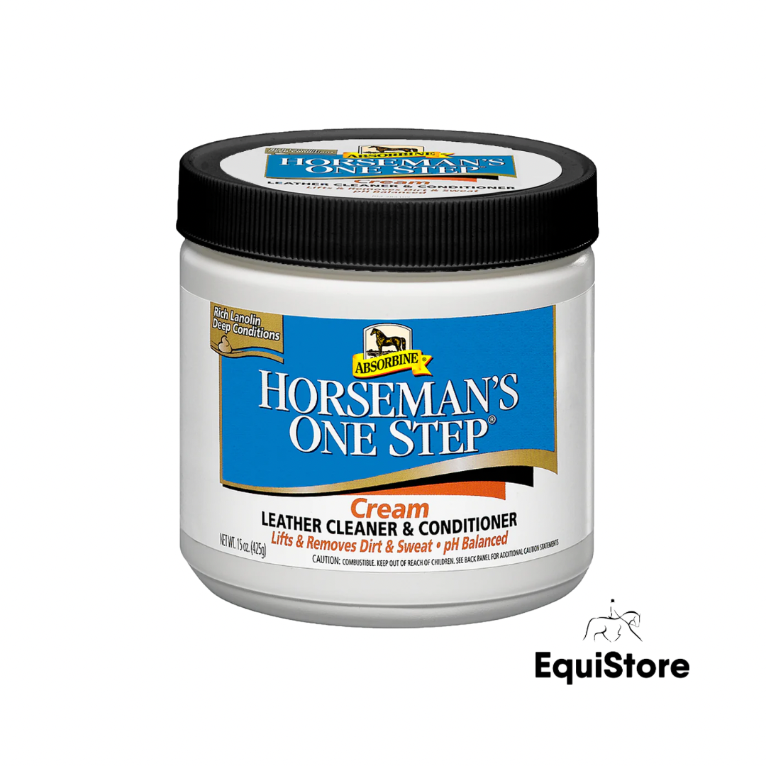 Absorbine Horseman’s One Step leather cream 