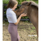 Jod-Z Girls horse riding leggings in maroon colour