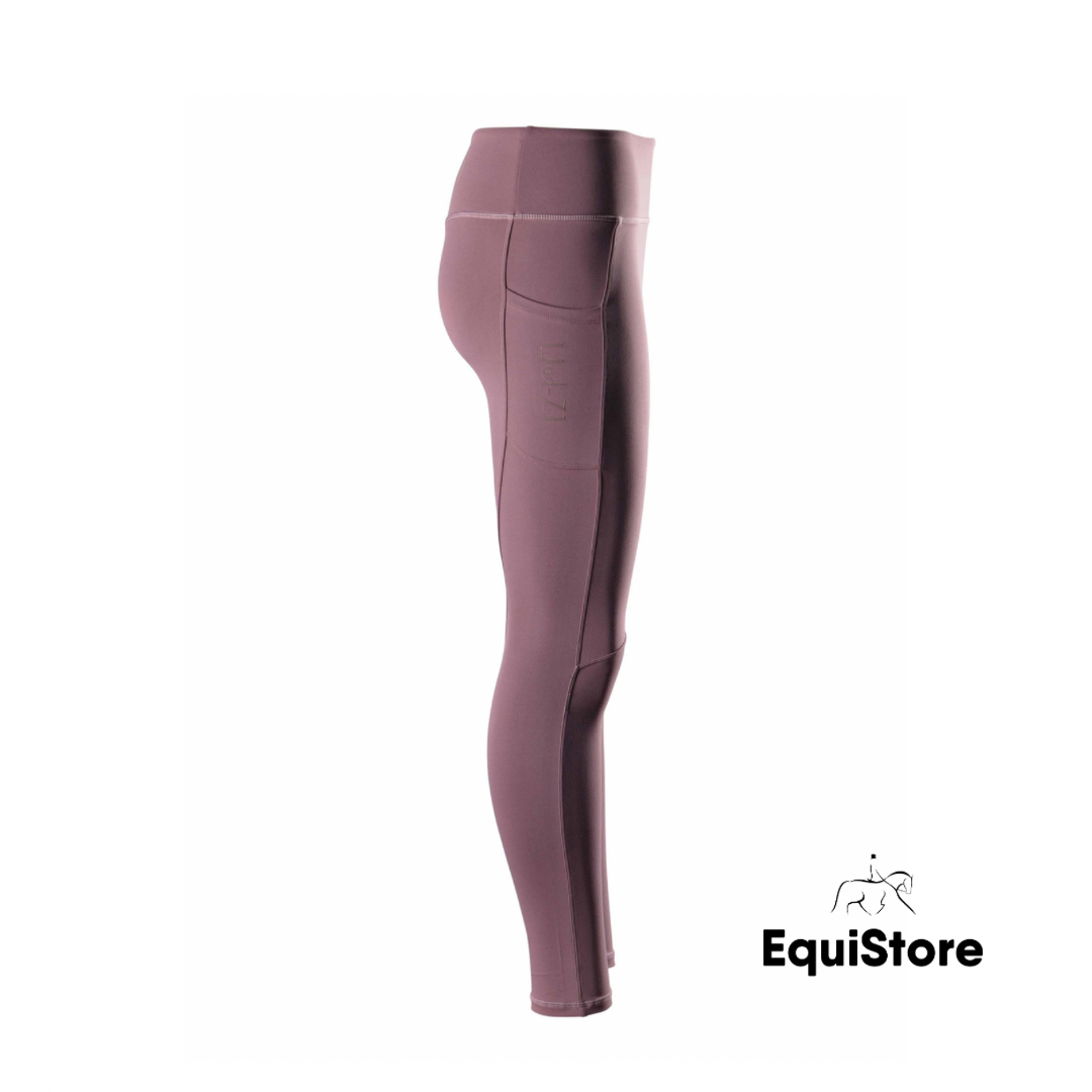 Jod-Z Girls horse riding leggings in maroon colour