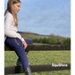 Jod-Z Girls horse riding leggings in m mazarine blue colour