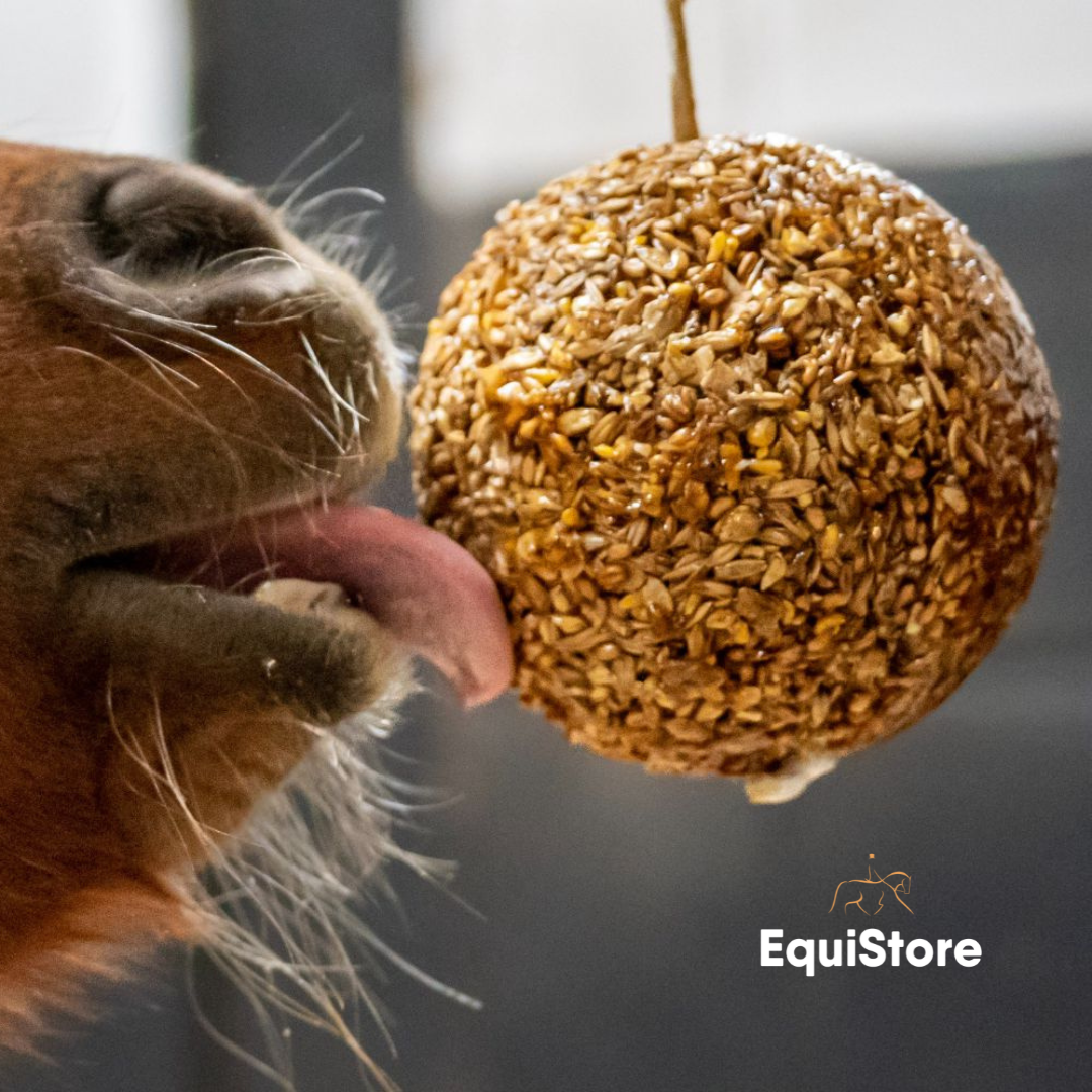 Likit granola stall ball stable treat for horses